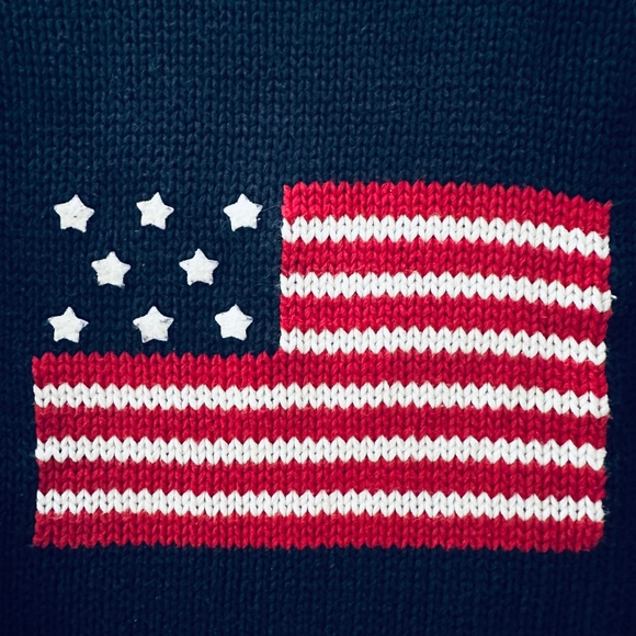 Hartstrings Boys 7 American Flag Sweater - Picture 2 of 4